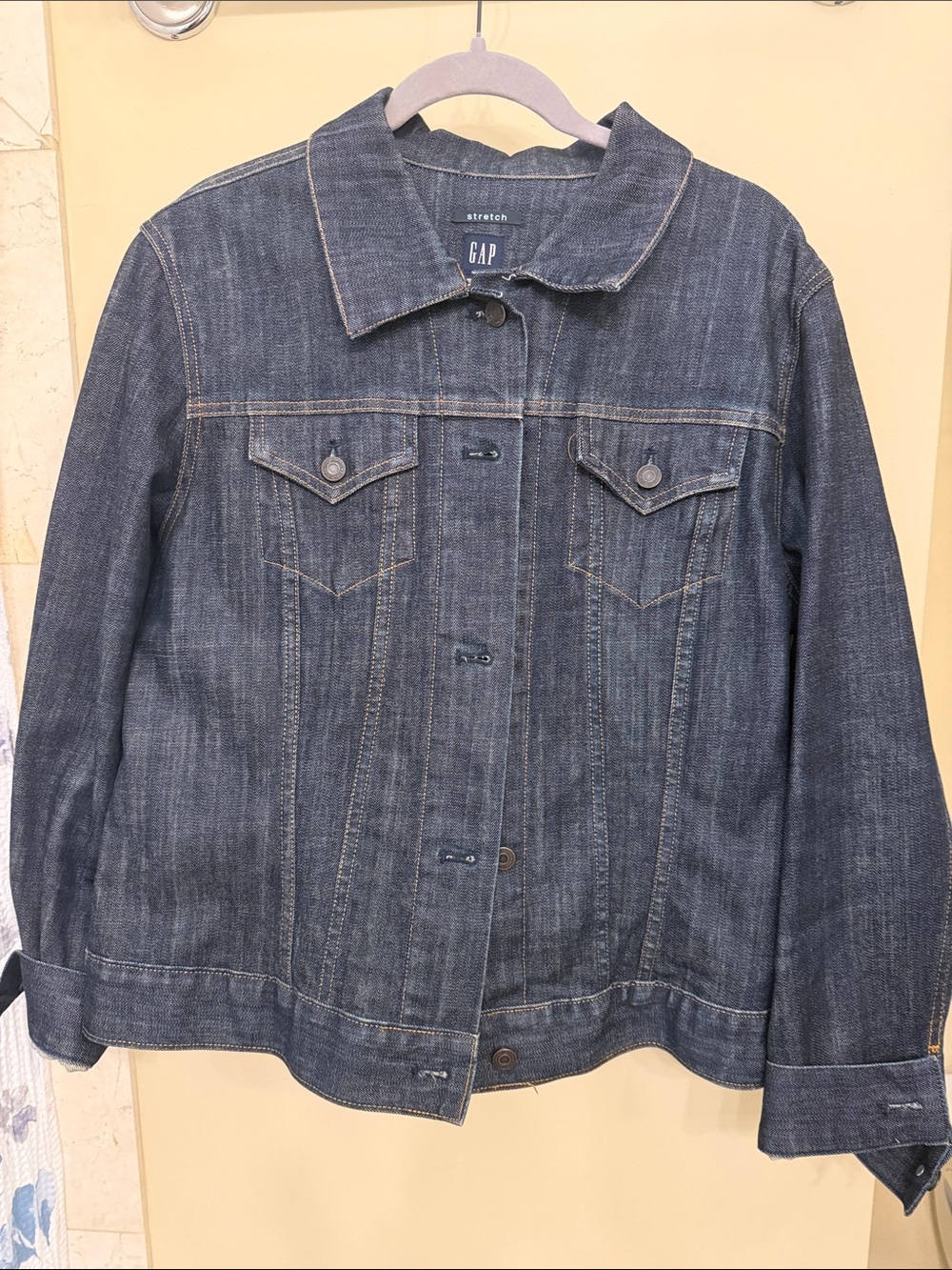 GAP Dark Blue Stretch Denim Jacket